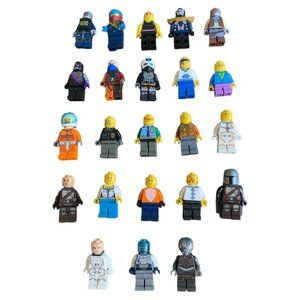 Genuine LEGO Minifigures Lot Of 23 City Ninjago Star Wars and More